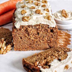 Vegan Carrot Cake Loaf