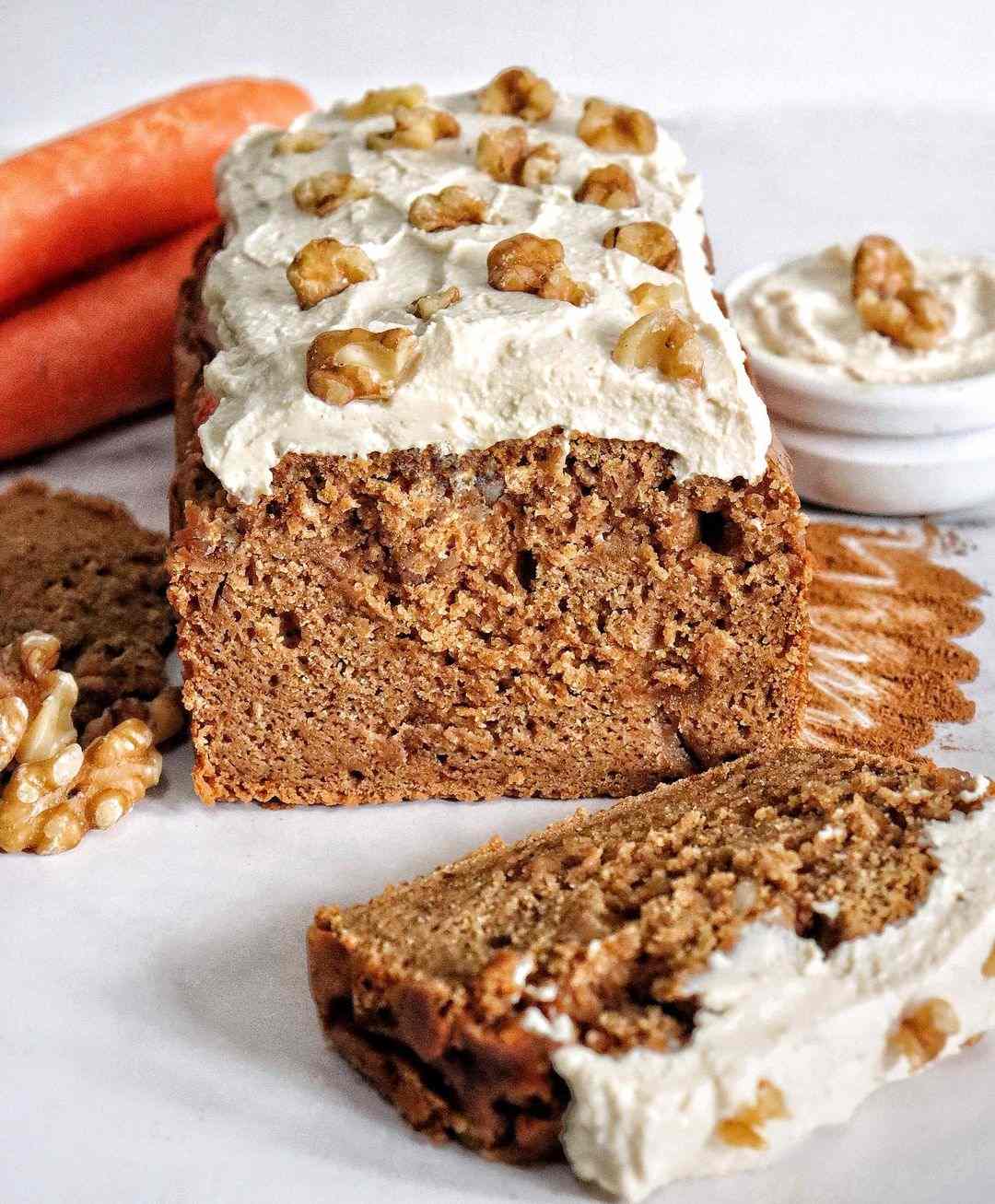 Vegan Carrot Cake Loaf
